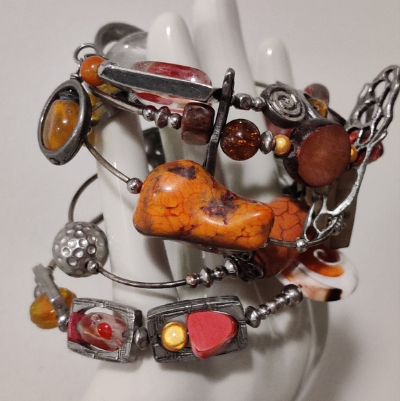 Y2K Artisan Memory Wrap Wrist Bracelet - Picture 10 of 12